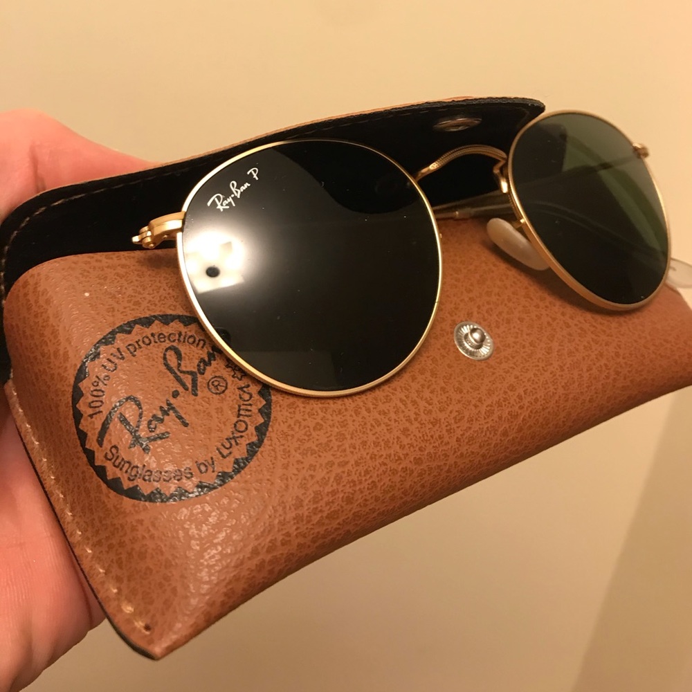 Ray-Ban Round Metal Polarized